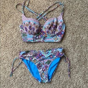 Two piece bikini - worn once